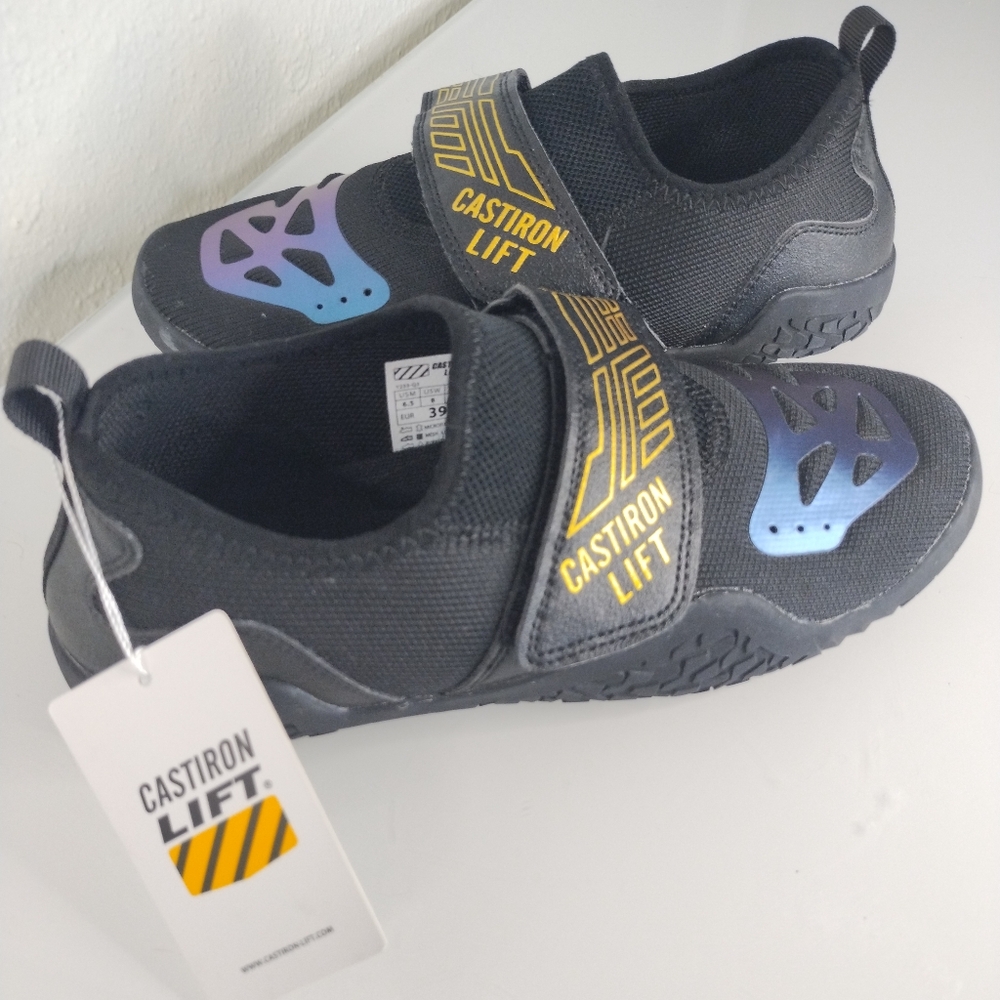 Castiron Lift Unisex Deadlifting Shoes Men sz 6.5. Women sz 8 - NWT
